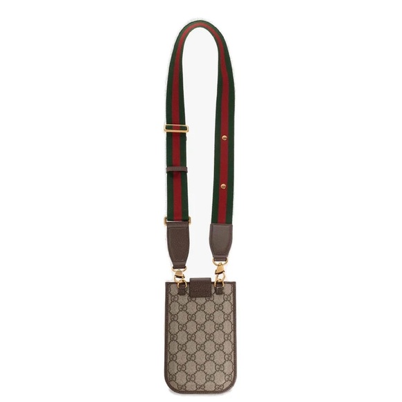 Gucci GG Supreme Ophidia Crossbody Phone Holder Messenger Bag Unisex NEW - Picture 8 of 14